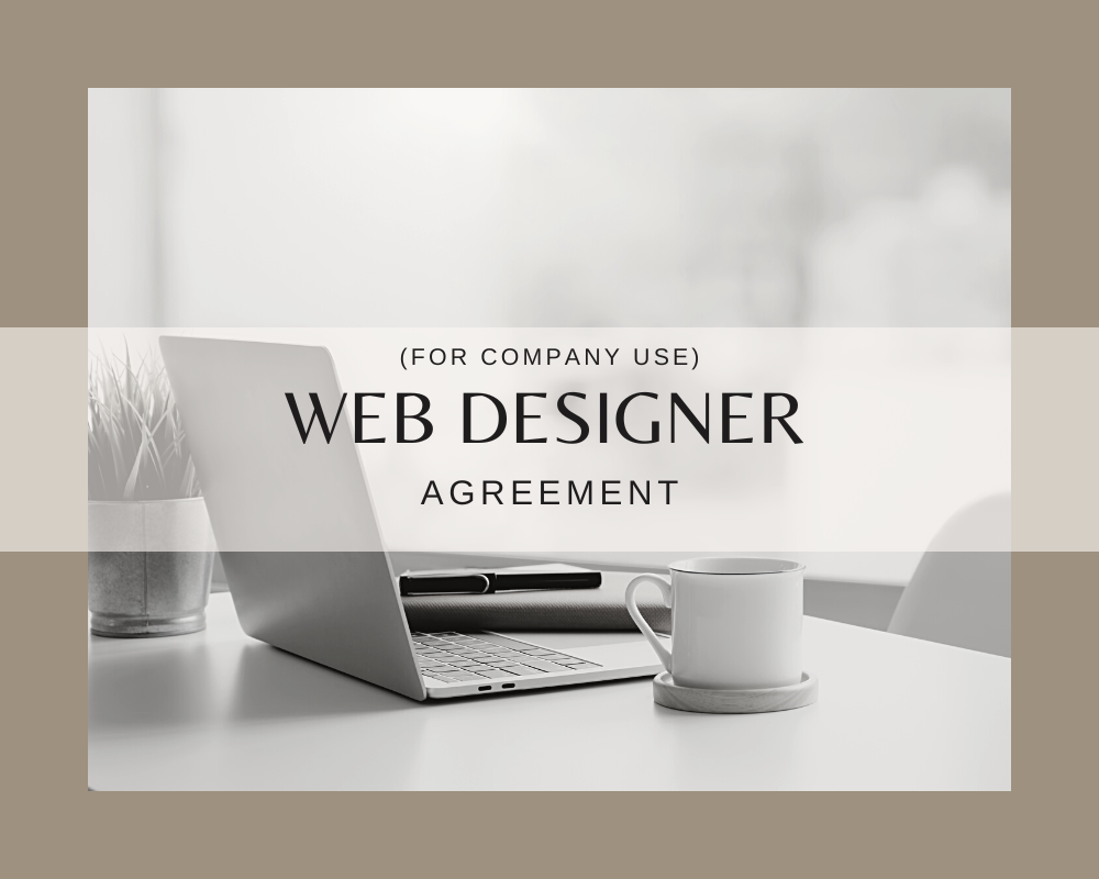 WEB DESIGNER AGREEMENT (For Company Use)