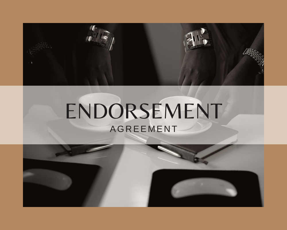 ENDORSEMENT AGREEMENT